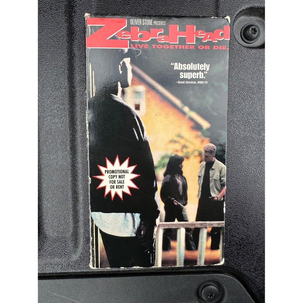 Zebrahead VHS Tape Promotional Copy Michael Rapaport Oliver‎ Stone rare movie